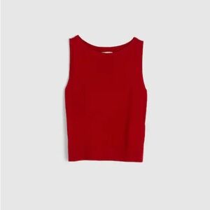 NEW W/ FLAW Madewell Boatneck
Sleeveless Sweater MEDIUM